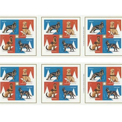 Forever Stamps 2019 Labrador Retriever-Honor & Service, First-Class Postage