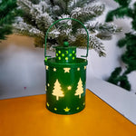 Christmas LED Candle Lantern Lights – Nordic Style Electronic Wind Lantern, Holiday Home Decoration for Christmas & Halloween