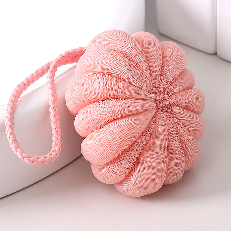 Japanese Style Large 50g Bath Flower Ball Loofah – Soft Exfoliating Shower Sponge, Rich Foam Mesh Bath Pouf, Gentle Body Scrubber 10cm
