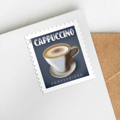 Forever Stamps 2021 Espresso Drinks-Coffee Set, First-Class Postage