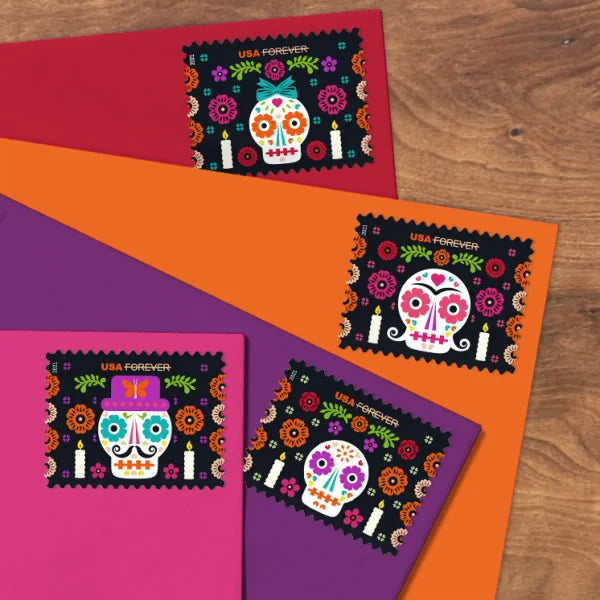 Forever Stamps 2021 Day of the Dead-Cultural Festival, First-Class Postage