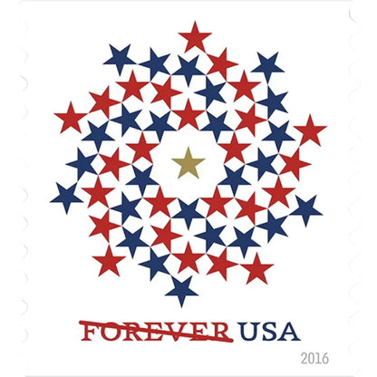 Forever Stamps 2016 Patriotic Spiral-National Pride, First-Class Postage