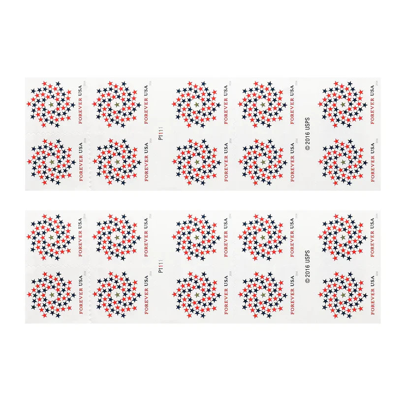 Forever Stamps 2016 Patriotic Spiral-National Pride, First-Class Postage