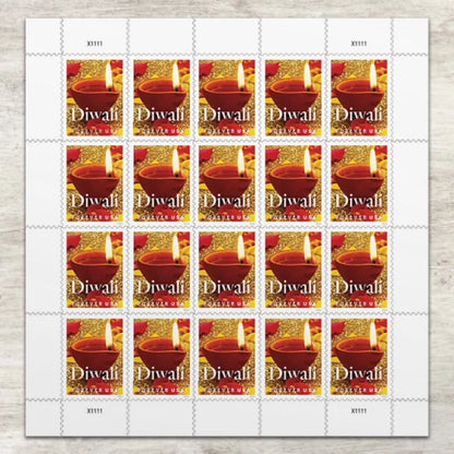 Forever Stamps 2016 Diwali-Festival Greeting, Holiday Celebration, First-Class Postage