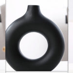 Modern Biscuit Vase Frosted Porcelain Flower Arranging Decor – Minimalist Nordic Style Home Ornament