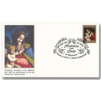 Forever Stamps 2018 Madonna and Child-Christmas Mail, First-Class Postage