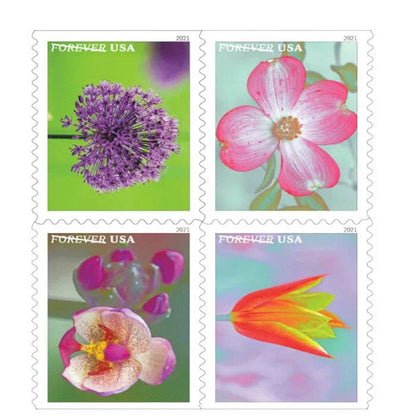 Forever Stamps 2021 Garden Beauty-Nature Series, First-Class Postage