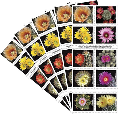 Forever Stamps 2019 Cactus Flowers-Nature Series, First-Class Postage