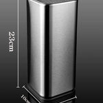 Large Capacity Kitchen Tool Holder & Knife Storage Rack with Drain Tray – Multifunctional Utensil Organizer, Rust-Resistant Stainless Steel & PP