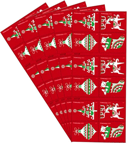 Forever Stamps 2020 Holiday Delights-Seasonal Celebration, First-Class Postage
