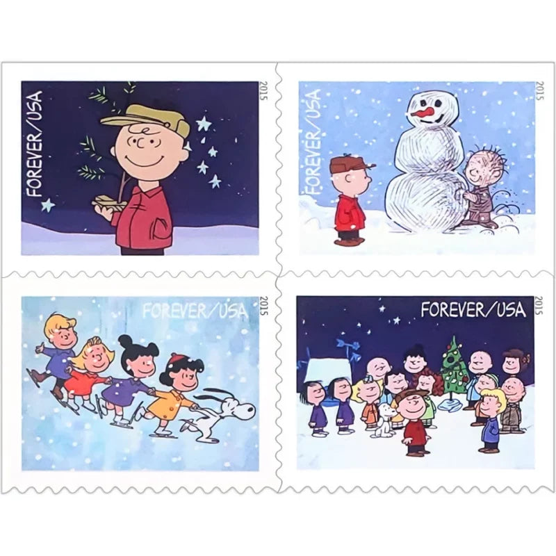 Forever Stamps 2015 A Charlie Brown Christmas-Holiday Celebration, First-Class Postage