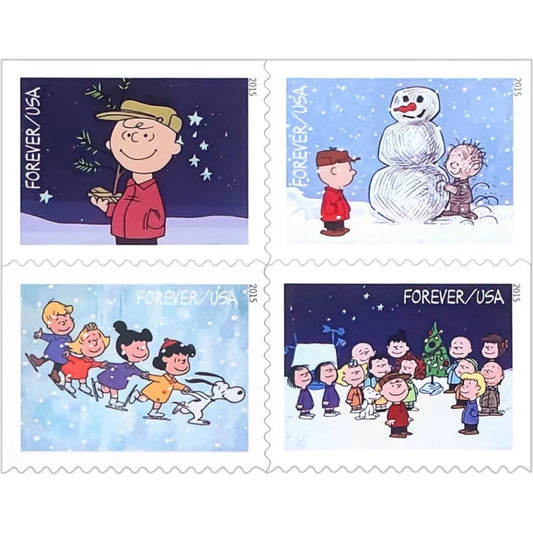 Forever Stamps 2015 A Charlie Brown Christmas-Holiday Celebration, First-Class Postage