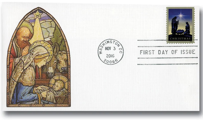 Forever Stamps 2016 Nativity-Traditional Christmas Scene, First-Class Postage