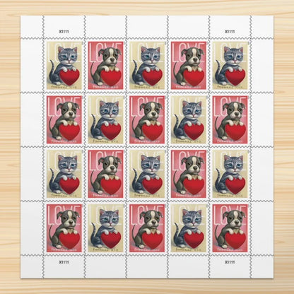 Forever Stamps 2023 Love Series-Romantic Collection, First-Class Postage