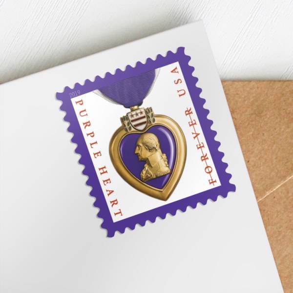 Forever Stamps 2019 Purple Heart Medal-Military Tribute, First-Class Postage