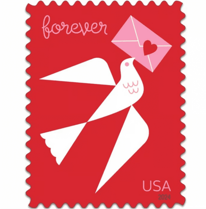 Forever Stamps 2024 Love Series-Love & Celebration, First-Class Postage
