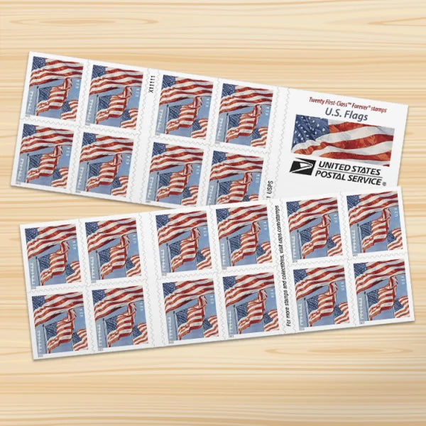Forever Stamps 2022 U.S. Flag-Patriotic Symbol, First-Class Postage
