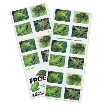 Forever Stamps 2019 Frogs-Wildlife Series, First-Class Postage