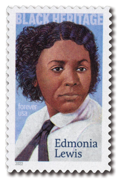 Forever Stamps 2022 Edmonia Lewis-Black Heritage Series, Commemorative Issue, First-Class Postage