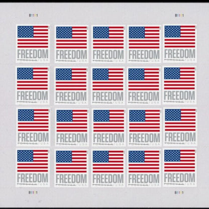 Forever Stamps 2023 U.S. Flag-Modern Patriotic Symbol, First-Class Postage