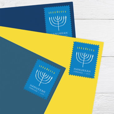 Forever Stamps 2024 Hanukkah-Holiday Celebration, First-Class Postage