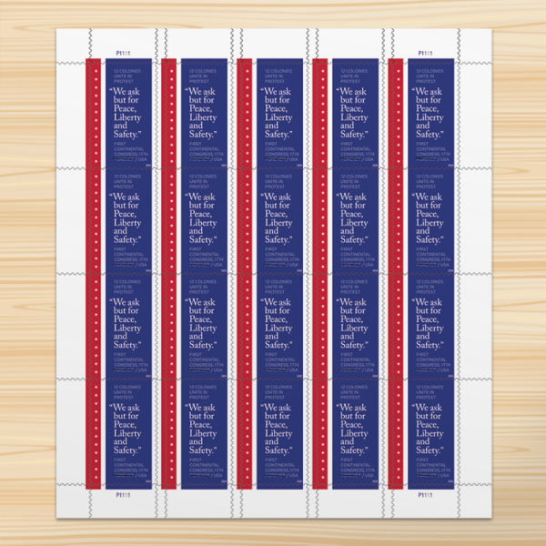Forever Stamps 2024 First Continental Congress-Commemorative Issue, First-Class Postage
