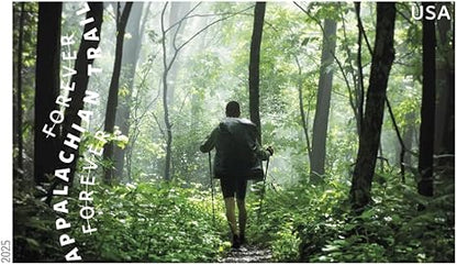 Forever Stamps 2025 Appalachian Trail-Scenic Landscapes, First-Class Postage