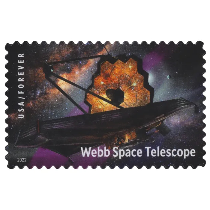 Forever Stamps 2022 James Webb Space Telescope-Space Exploration, First-Class Postage