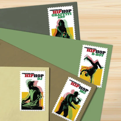 Forever Stamps 2021 Hip Hop-Music & Culture Series, First-Class Postage